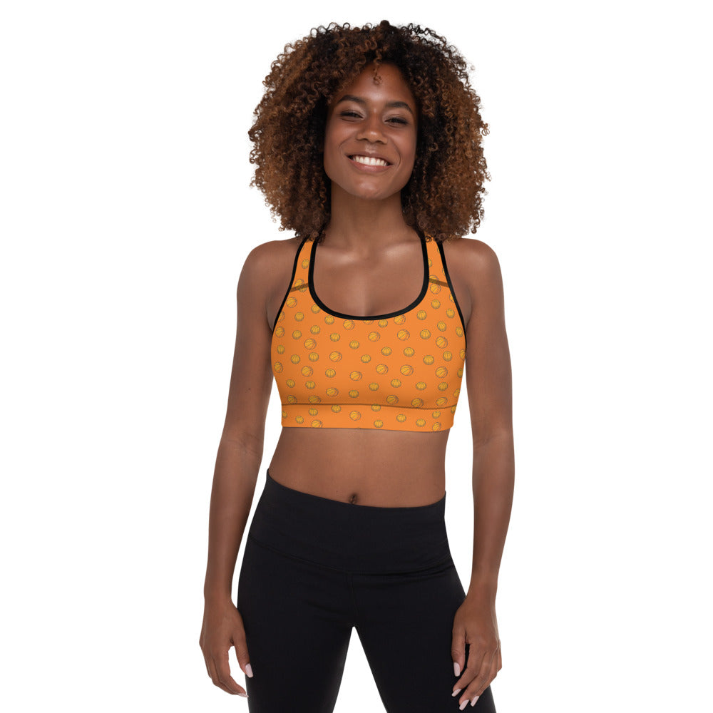 Checkered Padded Sports Bra