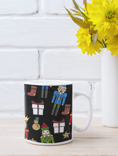 Nutcracker White glossy mug