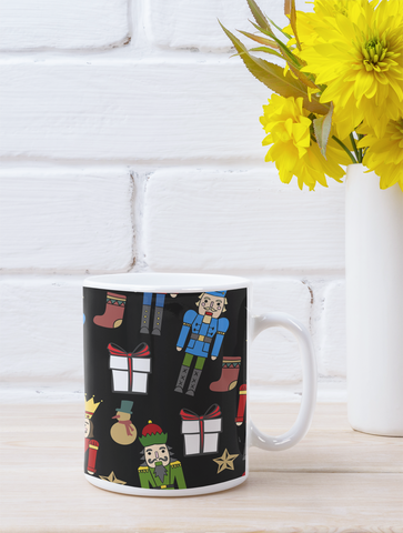 Nutcracker White glossy mug