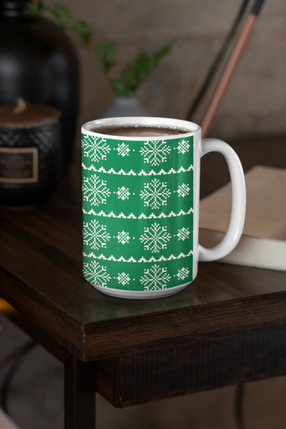 Christmas Sweater 2 White glossy mug