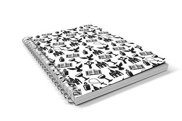 Religious Spiral notebook