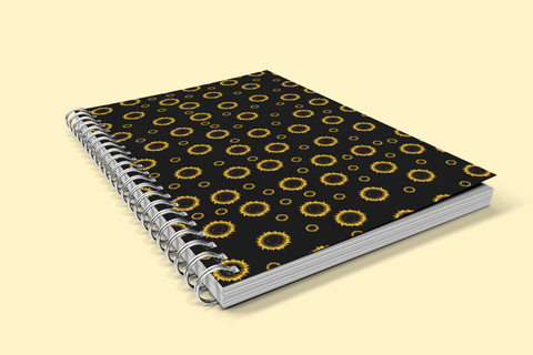 Flower Spiral notebook