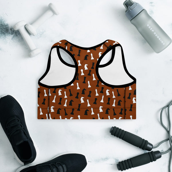 Chess Padded Sports Bra