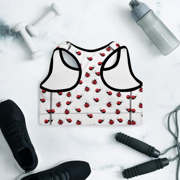 Ladybug1 Padded Sports Bra
