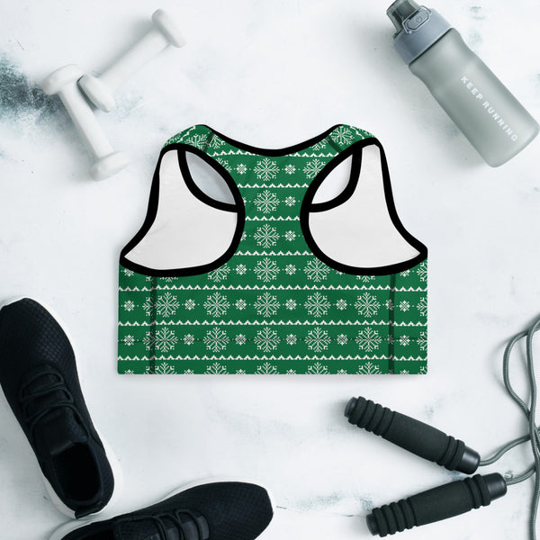 Christmas 2 Padded Sports Bra