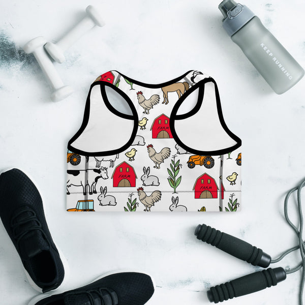 Farm Padded Sports Bra