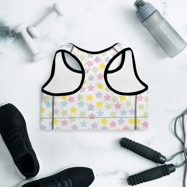 Star Padded Sports Bra