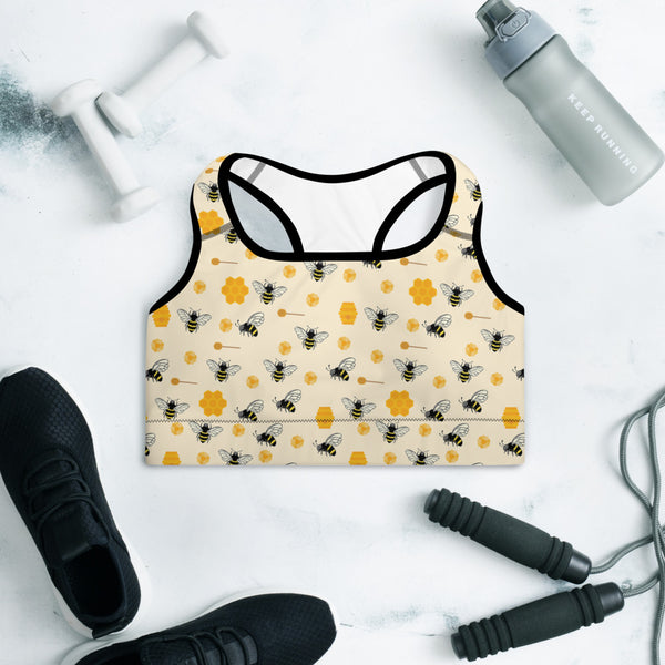 Bee Padded Sports Bra