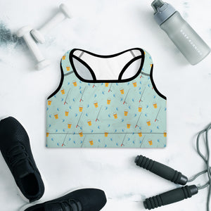 Fishing Padded Sports Bra