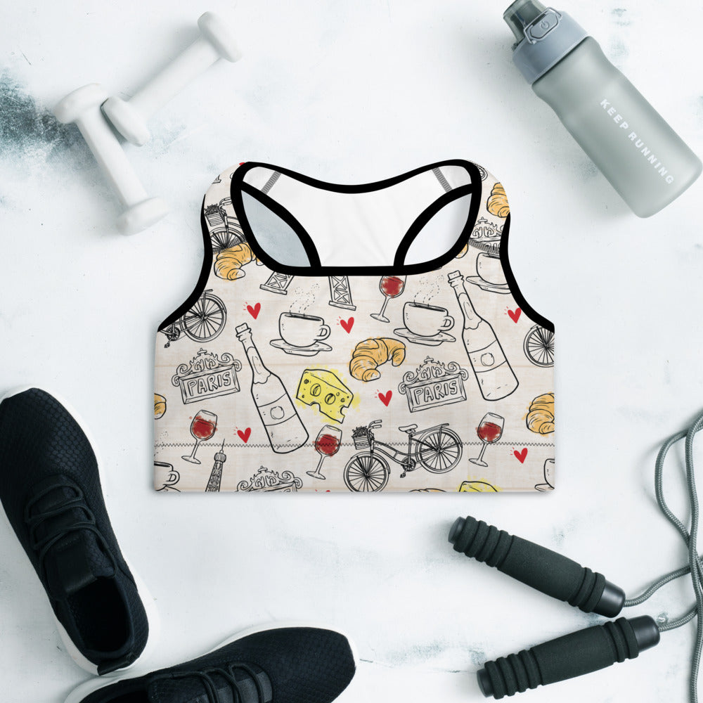 Paris 1 Padded Sports Bra