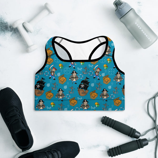 Pirate Padded Sports Bra