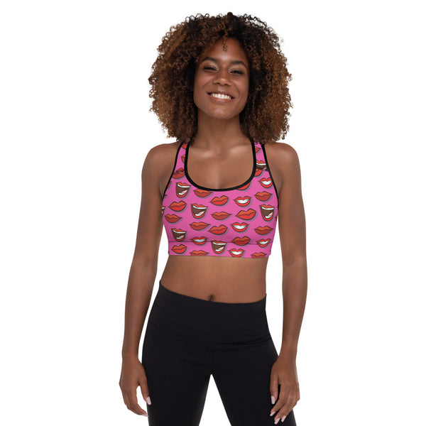Lip Padded Sports Bra