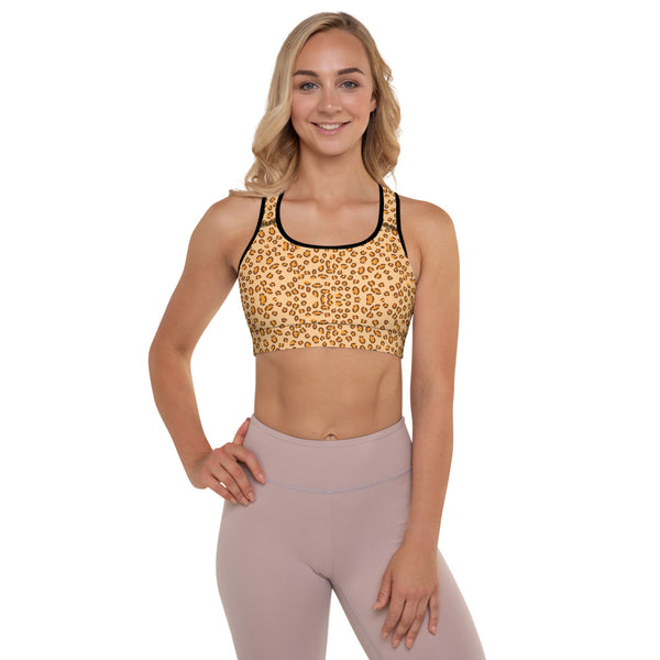 Cheetah Padded Sports Bra