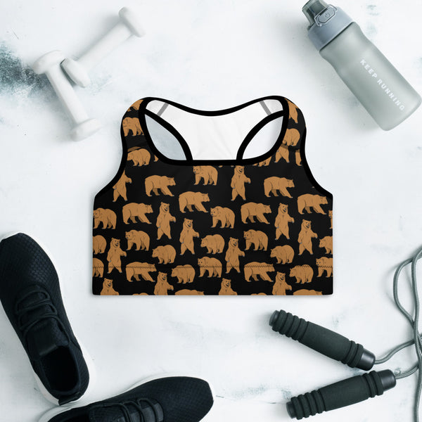 Bear Padded Sports Bra