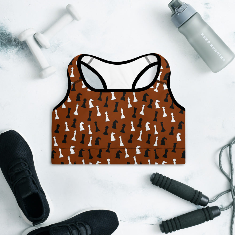 Chess Padded Sports Bra