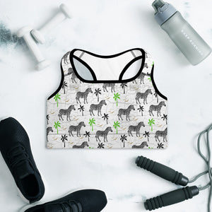 Zebra 2 Padded Sports Bra