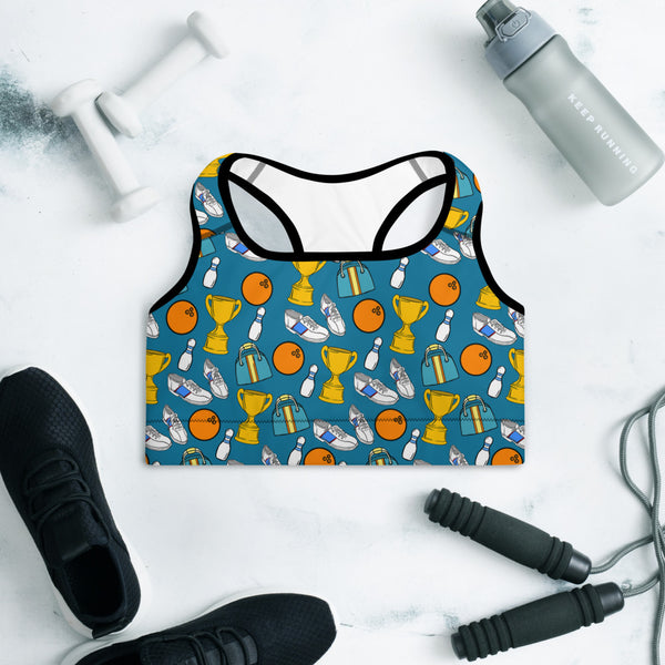 Bowling Padded Sports Bra