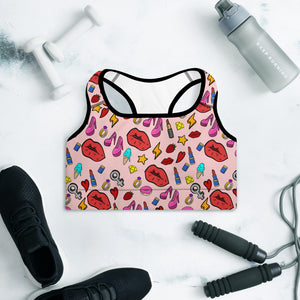 Girl Power Padded Sports Bra