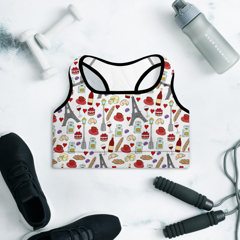 Paris Padded Sports Bra