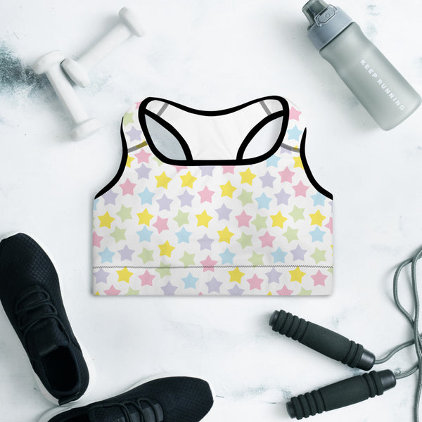 Star Padded Sports Bra
