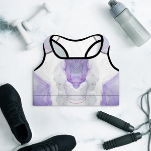 Watercolor Padded Sports Bra