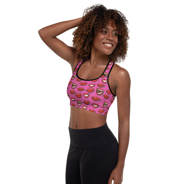 Lip Padded Sports Bra