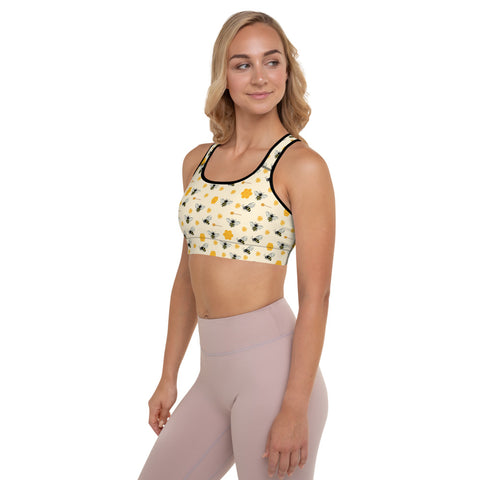 Bee Padded Sports Bra