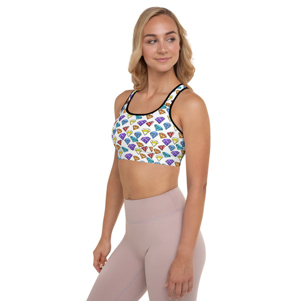 Gems Padded Sports Bra