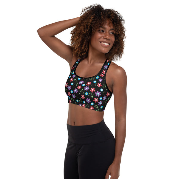 Flower 1 Padded Sports Bra