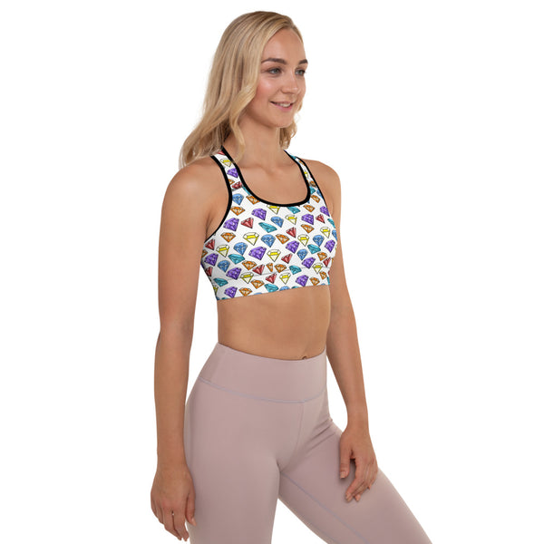 Gems Padded Sports Bra