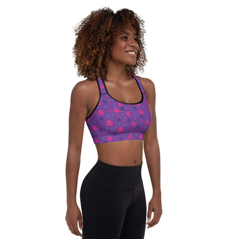 Octopus Padded Sports Bra