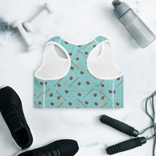 Baseball Padded Sports Bra