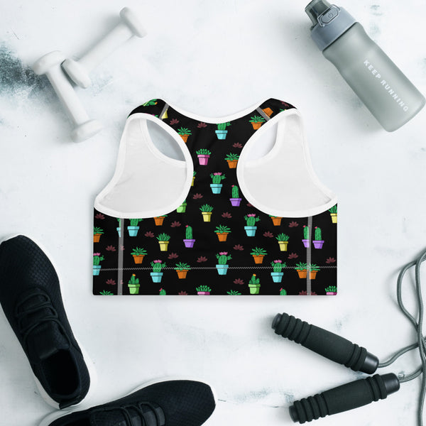 Cactus Padded Sports Bra