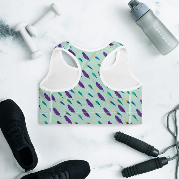 Feather Padded Sports Bra