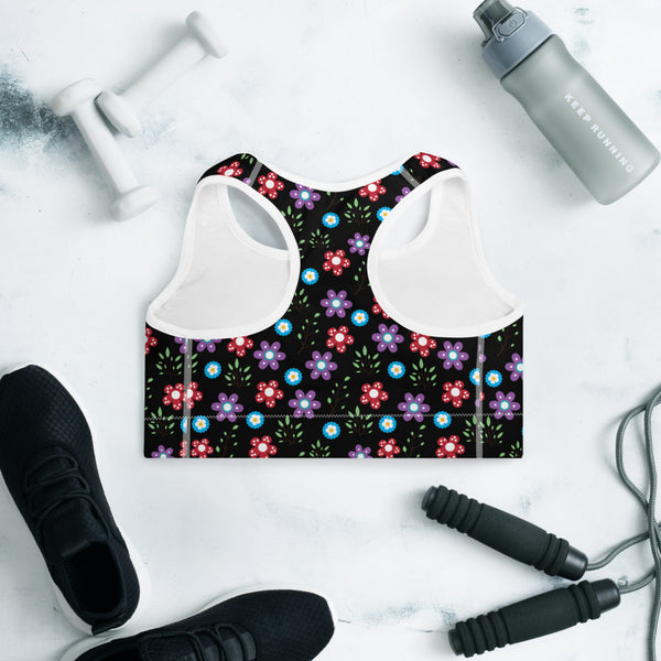 Flower 1 Padded Sports Bra