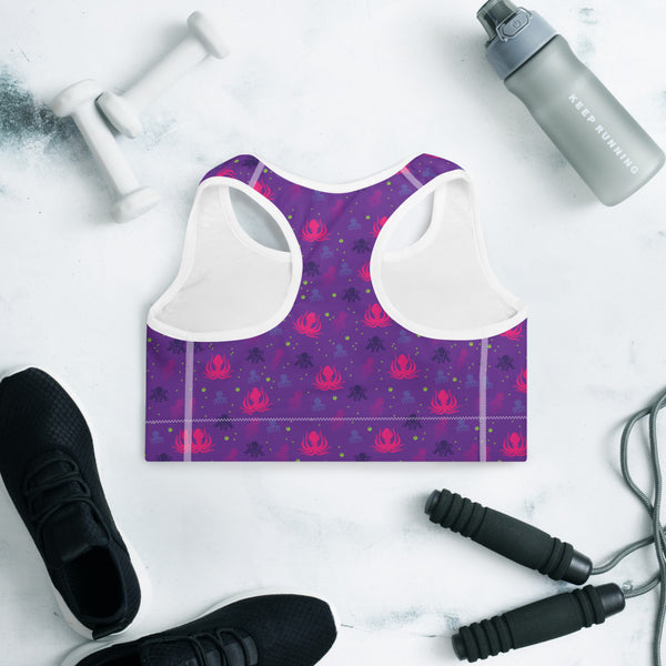 Octopus Padded Sports Bra