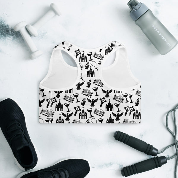 Religious Padded Sports Bra