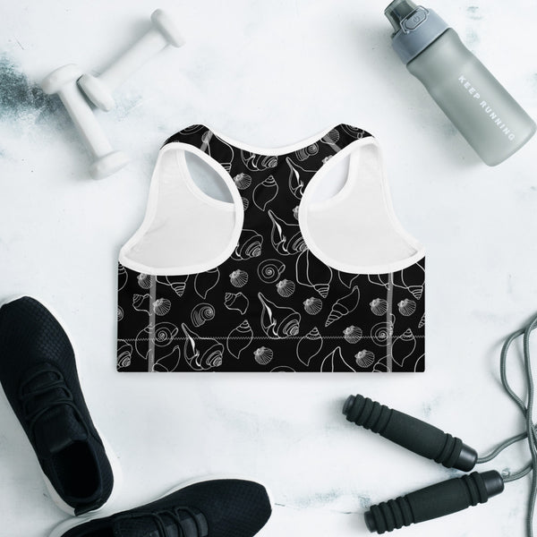 Seashell Padded Sports Bra