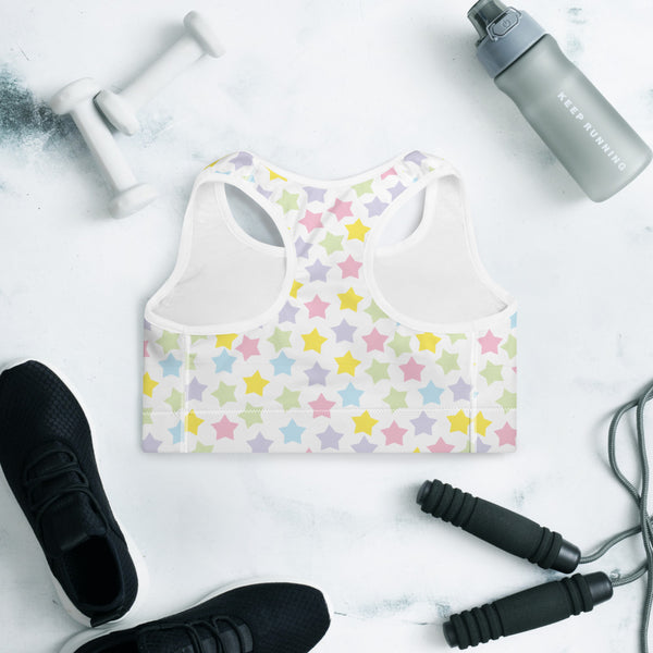 Star Padded Sports Bra