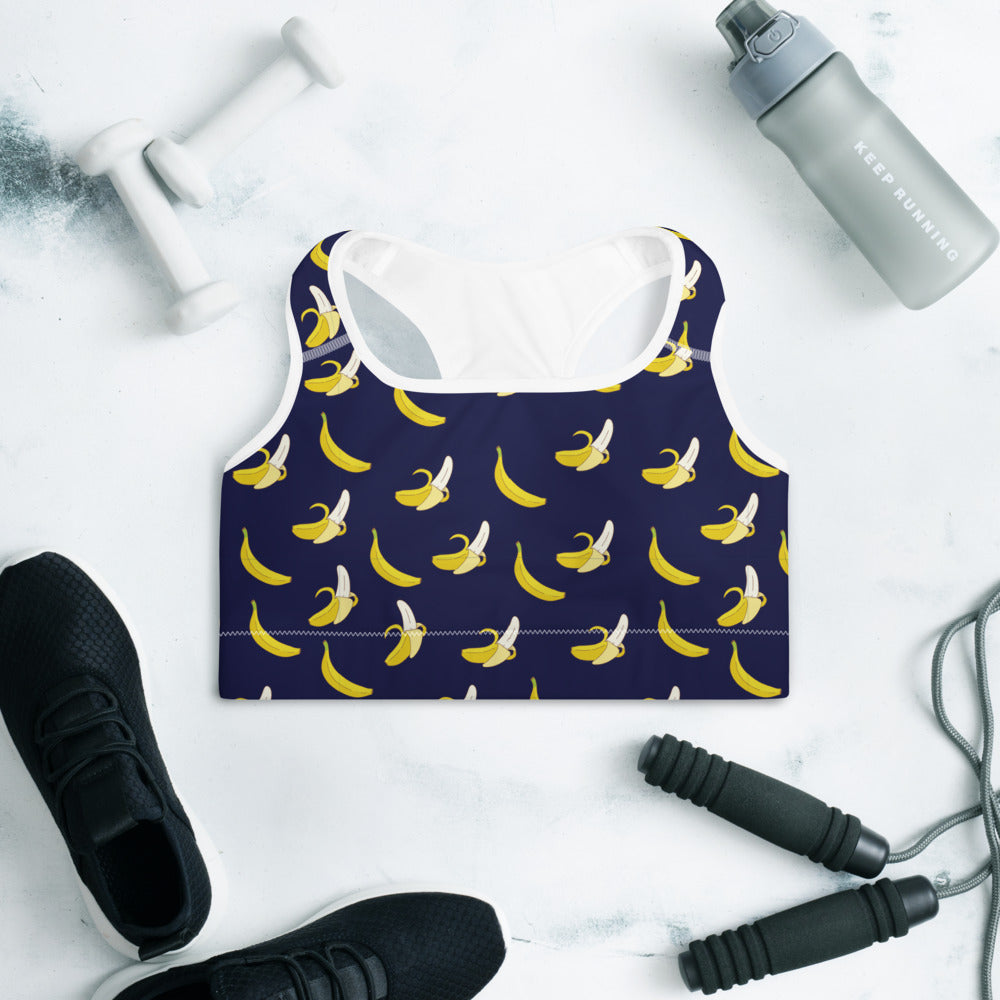 Banana Padded Sports Bra