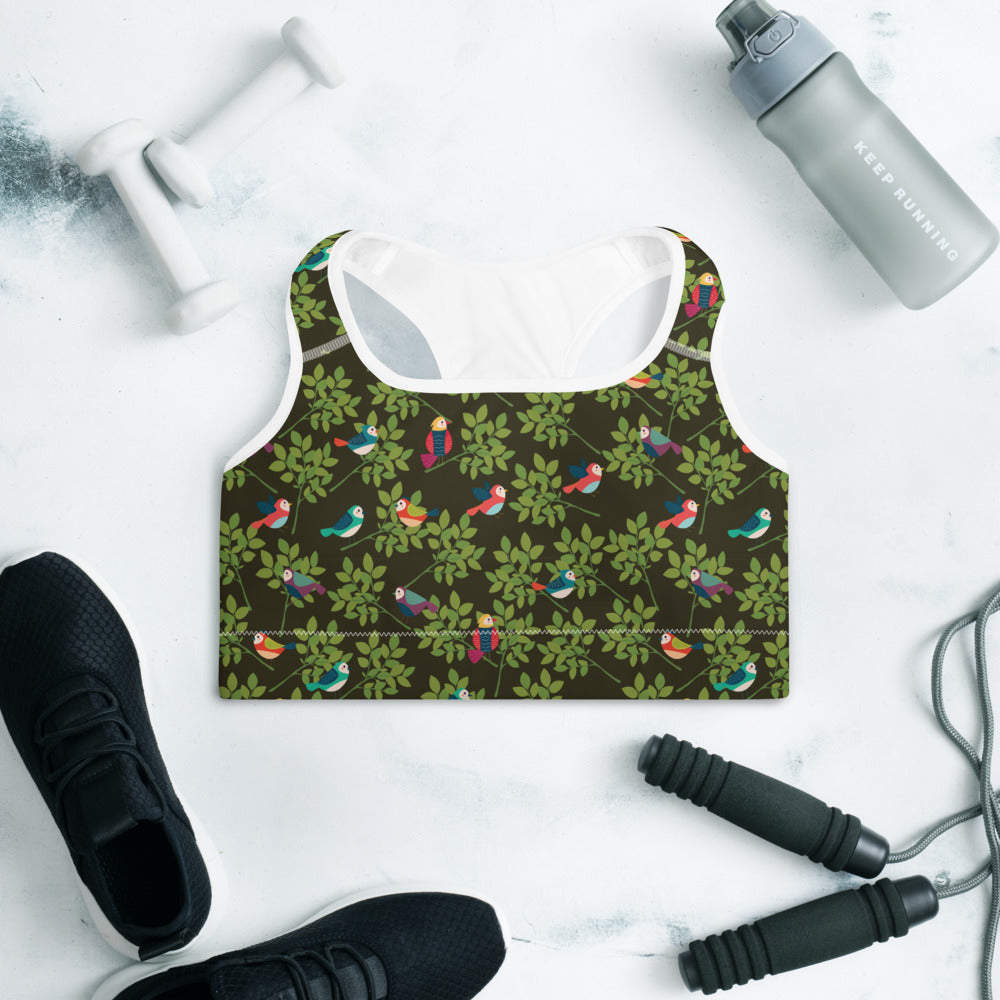 Bird Padded Sports Bra