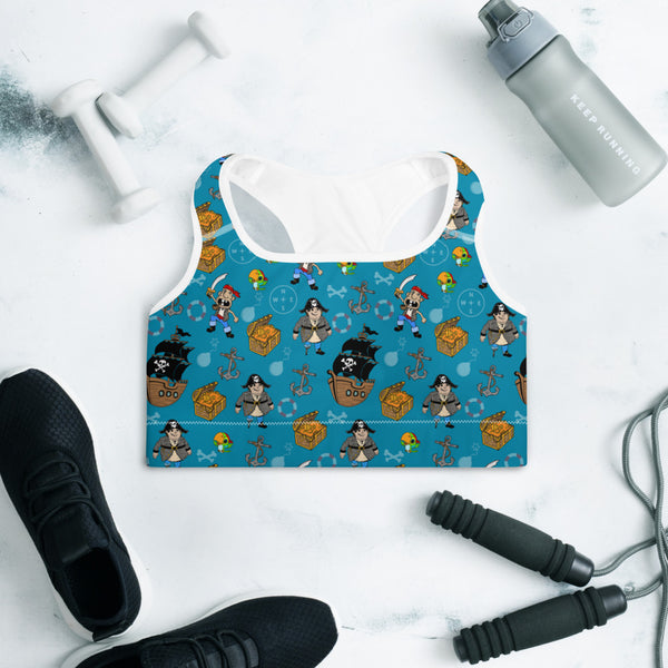 Pirate Padded Sports Bra