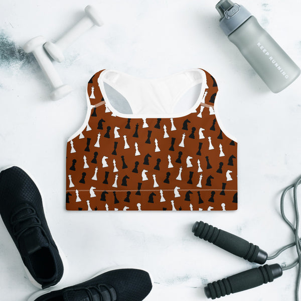 Chess Padded Sports Bra