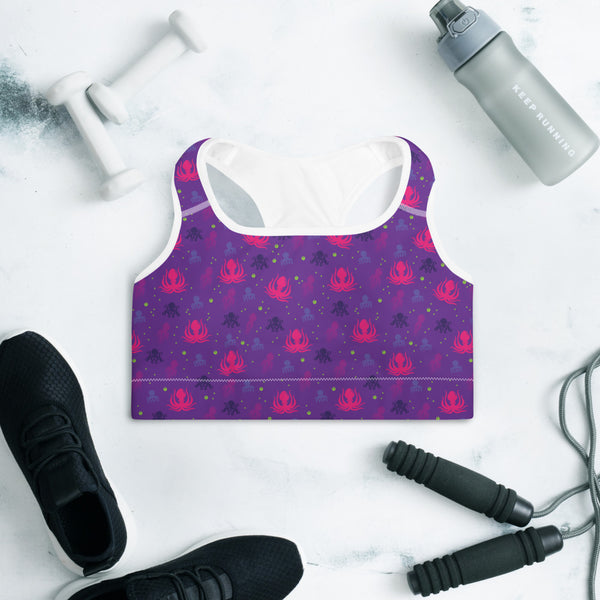 Octopus Padded Sports Bra