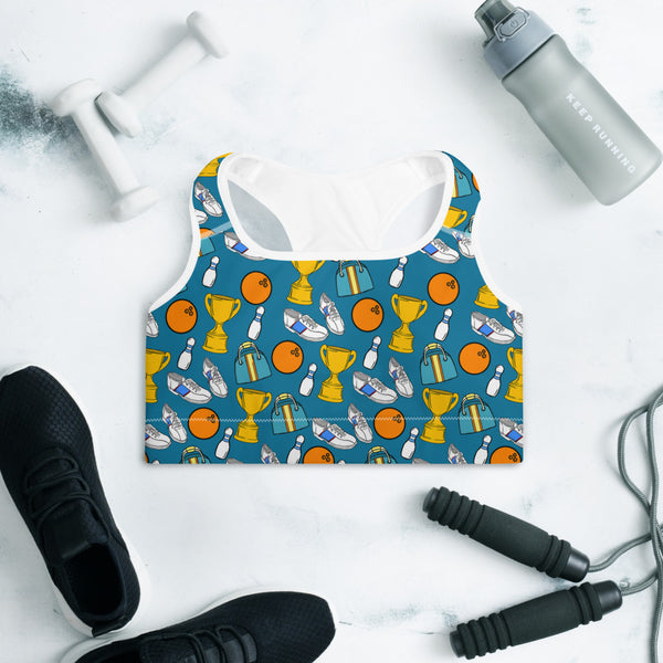 Bowling Padded Sports Bra