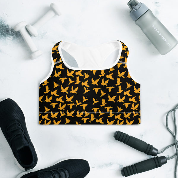 Birds Padded Sports Bra