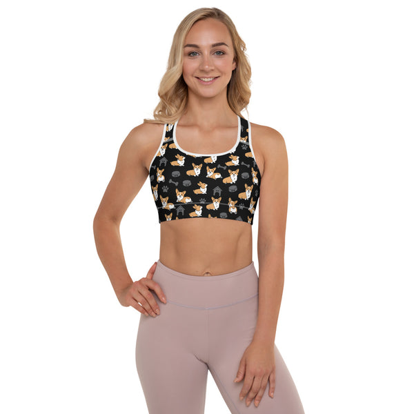 Corgi Padded Sports Bra