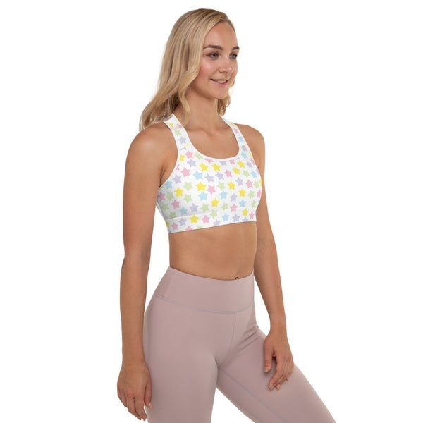 Star Padded Sports Bra