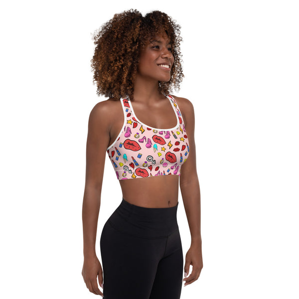 Girl Power Padded Sports Bra