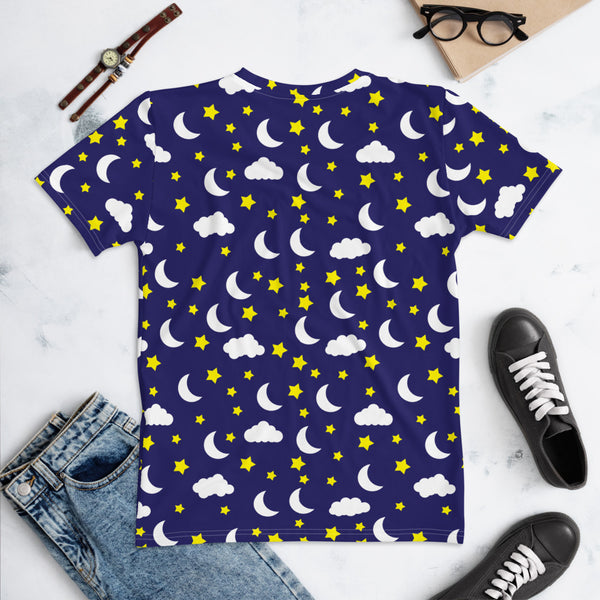 Star And Moon Women's T-shirt - Seasonally Gifted 